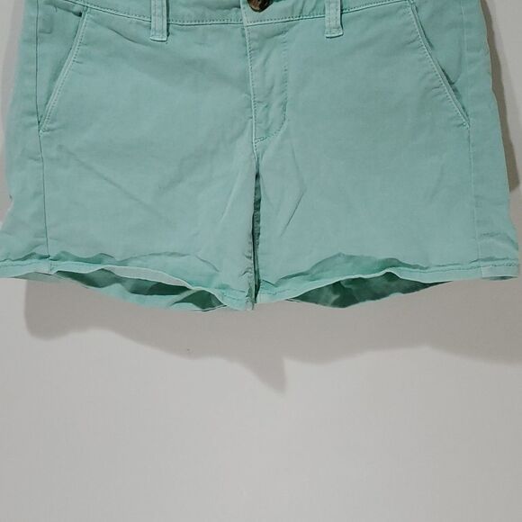 AMERICAN Eagle teal stretch shorts - Picture 3 of 8